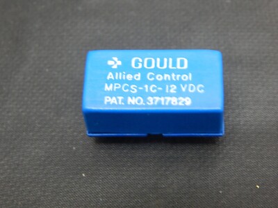 GOULD ALLIED CONTROLS MPCS-1C-12VDC 6 PIN PC MOUNT RELAY - USA FAST SHIPPING