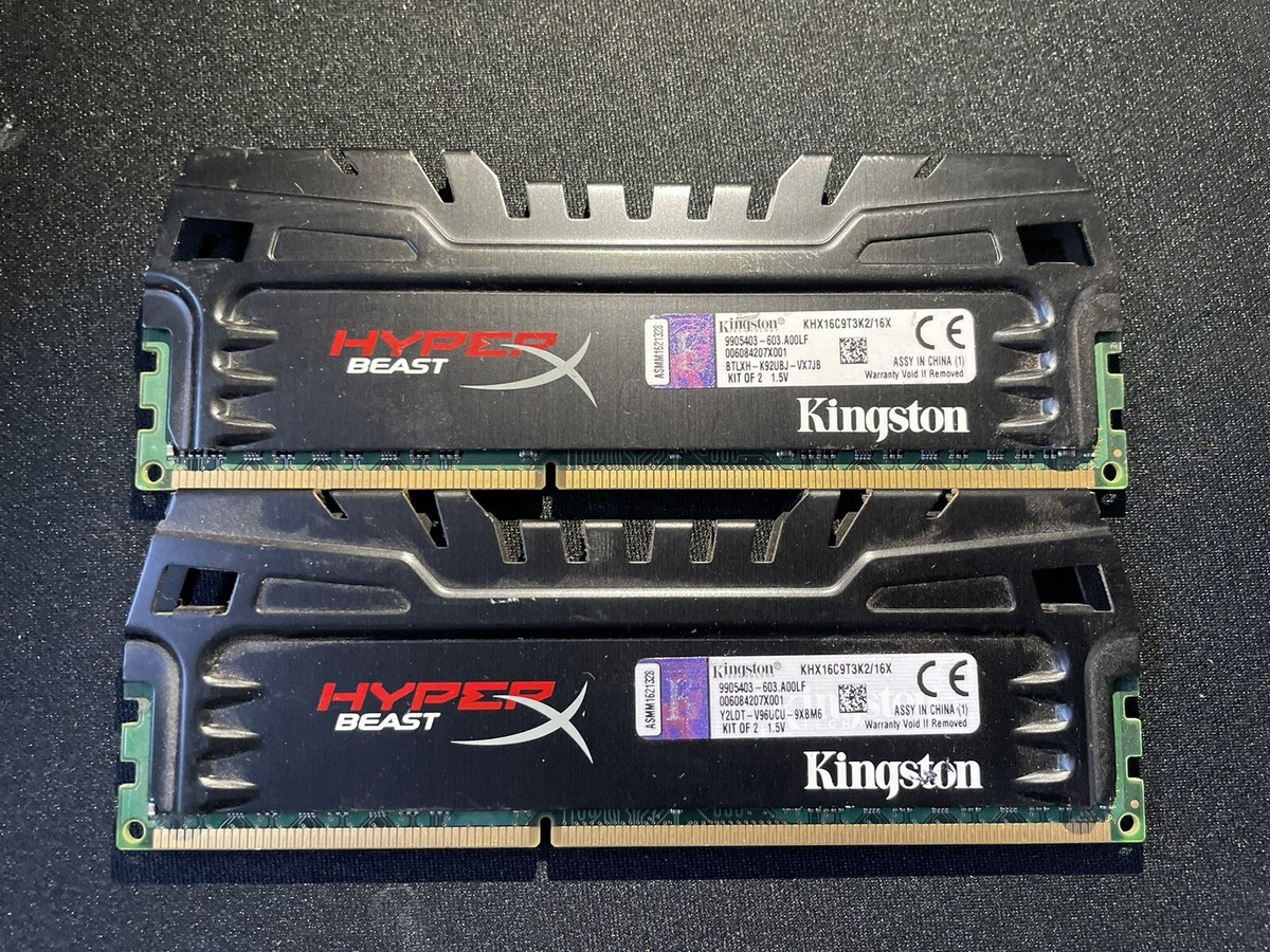 Kingston KHX16C9T3K2/16X HyperX Beast 16GB (2x8GB) DDR3-1600 PC3