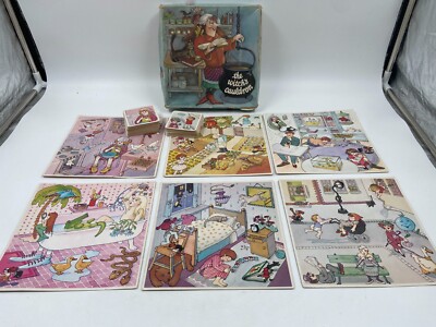 The Witch's Couldron Annie Kubler Child's Play Hexe 1984 Legespiel vintage