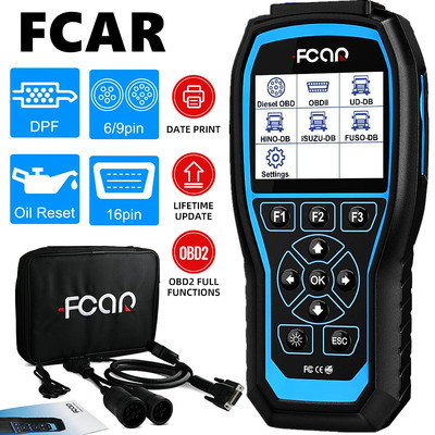 Heavy Truck Scanner OBD Deisel Diagnostic Tool DPF Regen Full System Oil Reset