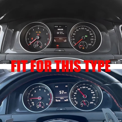 Cuadro de instrumentos calibre 12,3"" LCD tablero cabina virtual para VW Golf 7 MK7 - Imagen 4 de 20