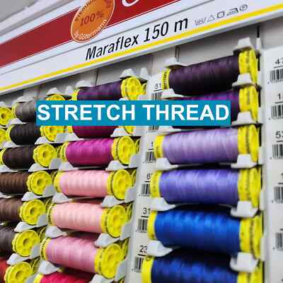 Gutermann Maraflex Elastic/Stretch Sewing Thread 150m For Knitted
