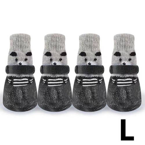 4PCS Waterproof Non-Slip Pet Dog Shoes Puppy Rain Snow Walk Boots Socks - Picture 10 of 13