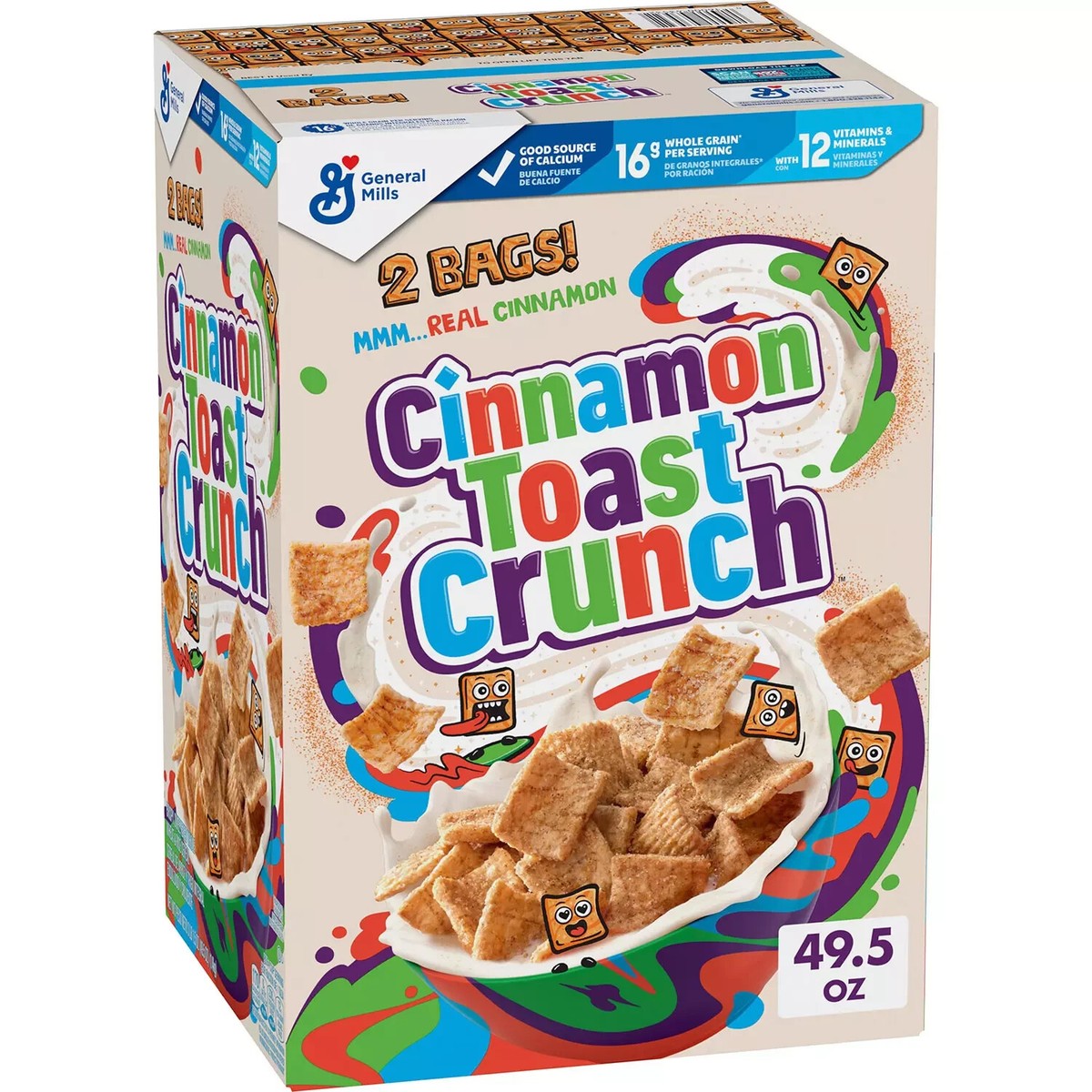 2 Pack - Cinnamon Toast Crunch Cereal 49.5 oz., 2 pk. | eBay