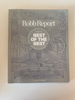 Robb Report Best Of The best Luxury 2024 36th June paperback