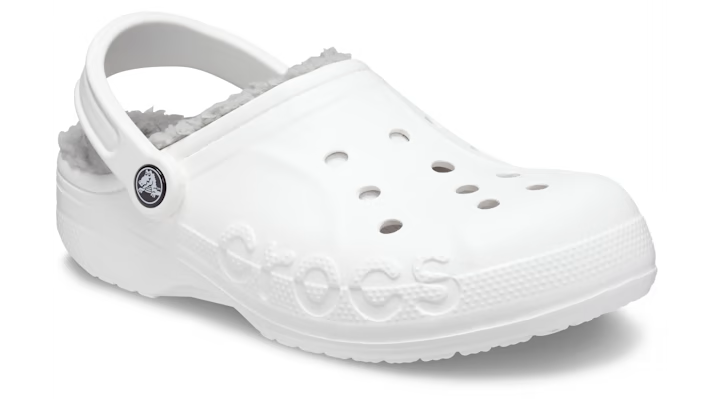 Crocs Baya Lined Clogs Warm Fuzzy Liner Slippers Shoes White  display picture 2