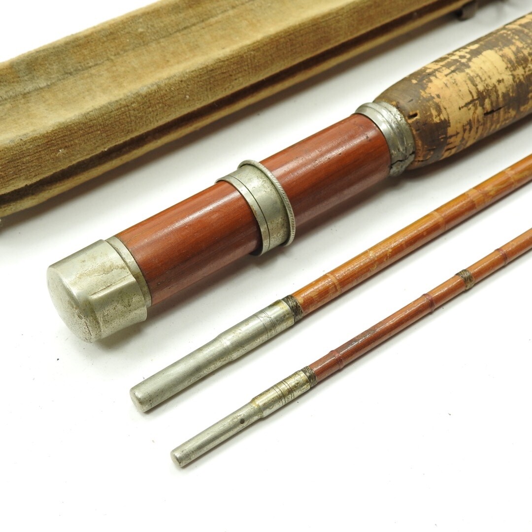 abbey and imbrie bamboo fly fishing rod Edwards, E.W. - De Luxe 7' 2/2 - Signed! (A&I) Abbey & Imbrie Bamboo Fly