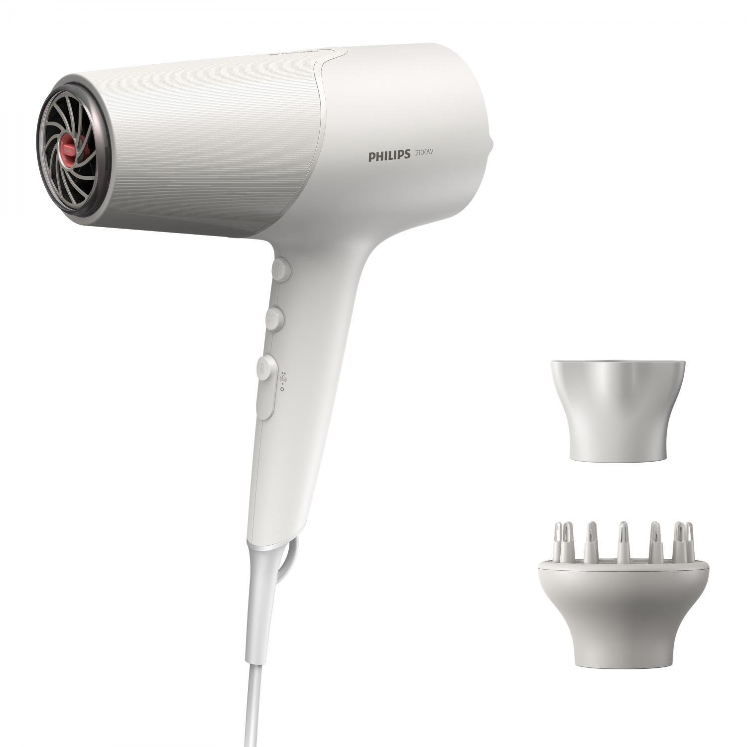 Asciugacapelli Philips BHD501/20: 2100W Motore DC e ThermoShield