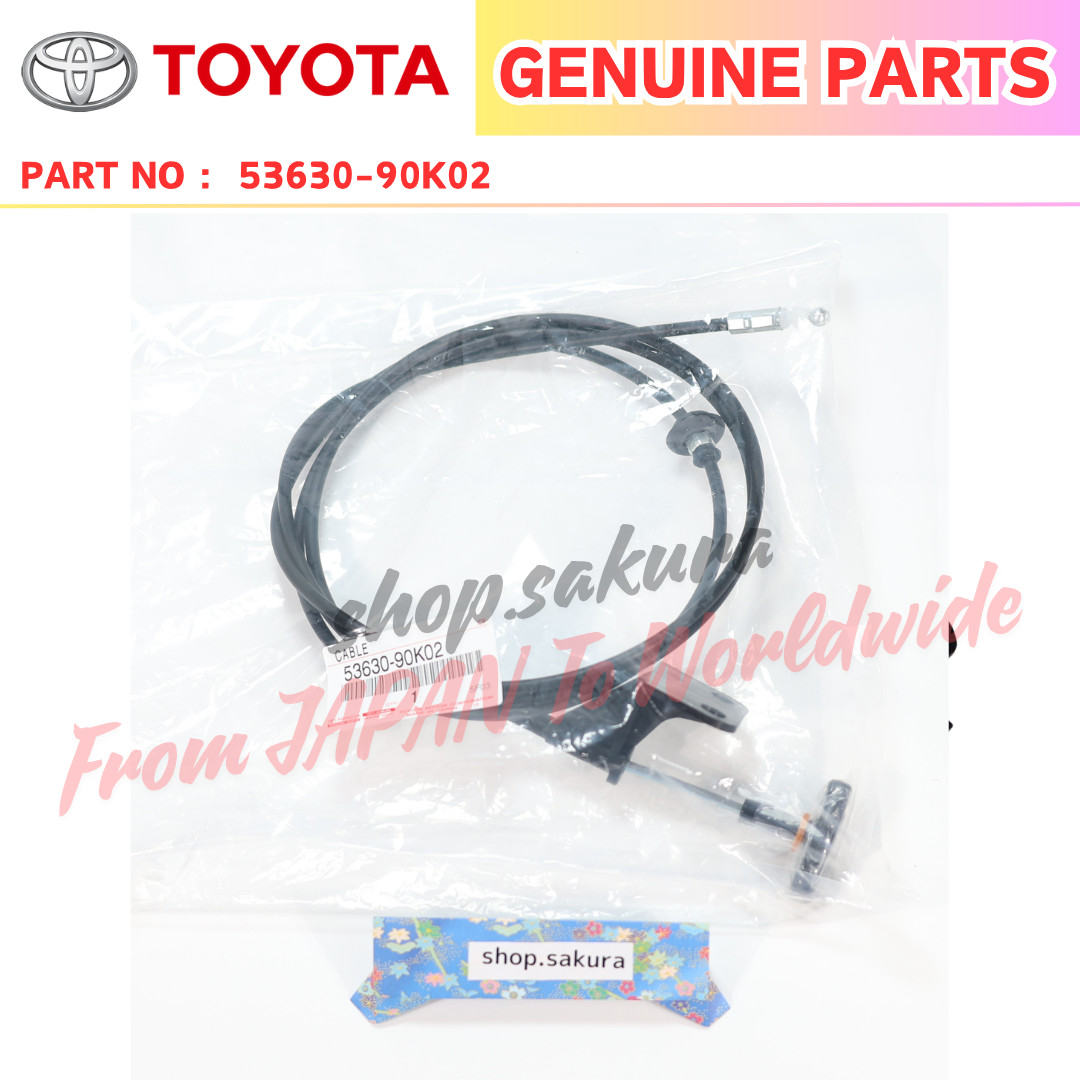 ゲトモ 5363090K02 Genuine Toyota CABLE ASSY, HOOD LOCK CONTROL 53630