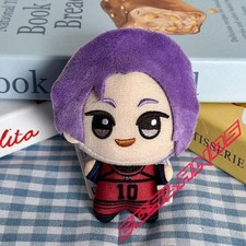 10cm BLUE LOCK Mikage Reo Plush Doll Anime Stuffed Keychain Pendant Xmas Gifts