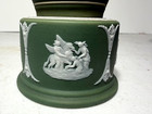 RARE - LATE 19TH CENTURY- WEDGWOOD SAGE GREEN JASPERWARE - INK WELL - CLASSICAL — photo 5