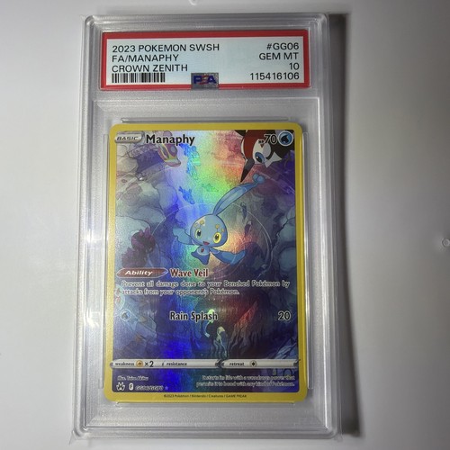 Manaphy graded PSA 10 for sale on eBay