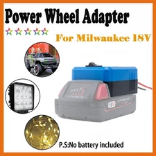 DIY Adapter Power Wheels Suitable For Milwaukee 18V Battery with 14 AWG Wire