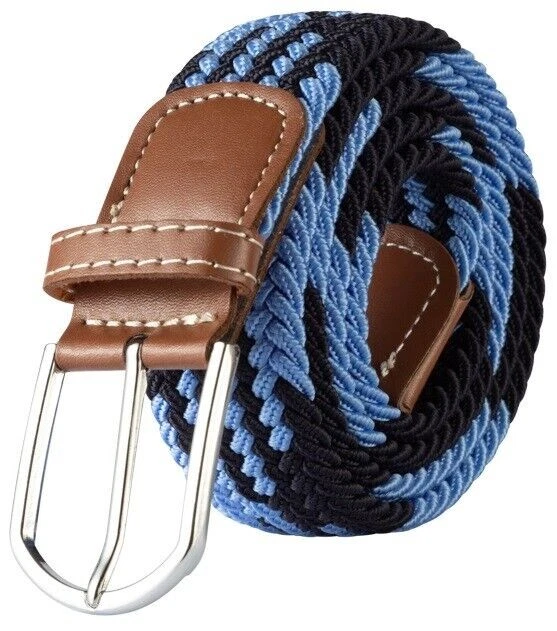 Mens Womens Belt Unisex Elastic Stretch Braided Fabric Enduring Woven Diff Sizes - Image 3 of 4