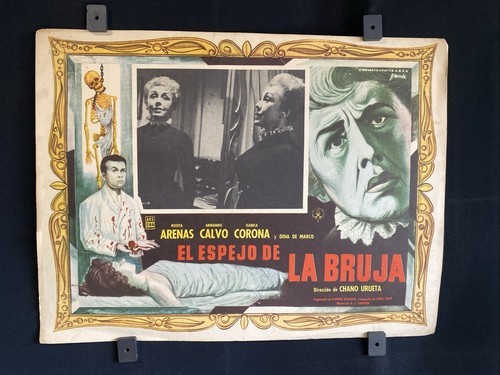 The Witch's Mirror 1962 ROSITA ARENAS Orig. Mexican Lobby Card HORROR