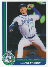 2025 Hartford Yard Goats Sam Weatherly Colorado Rockies