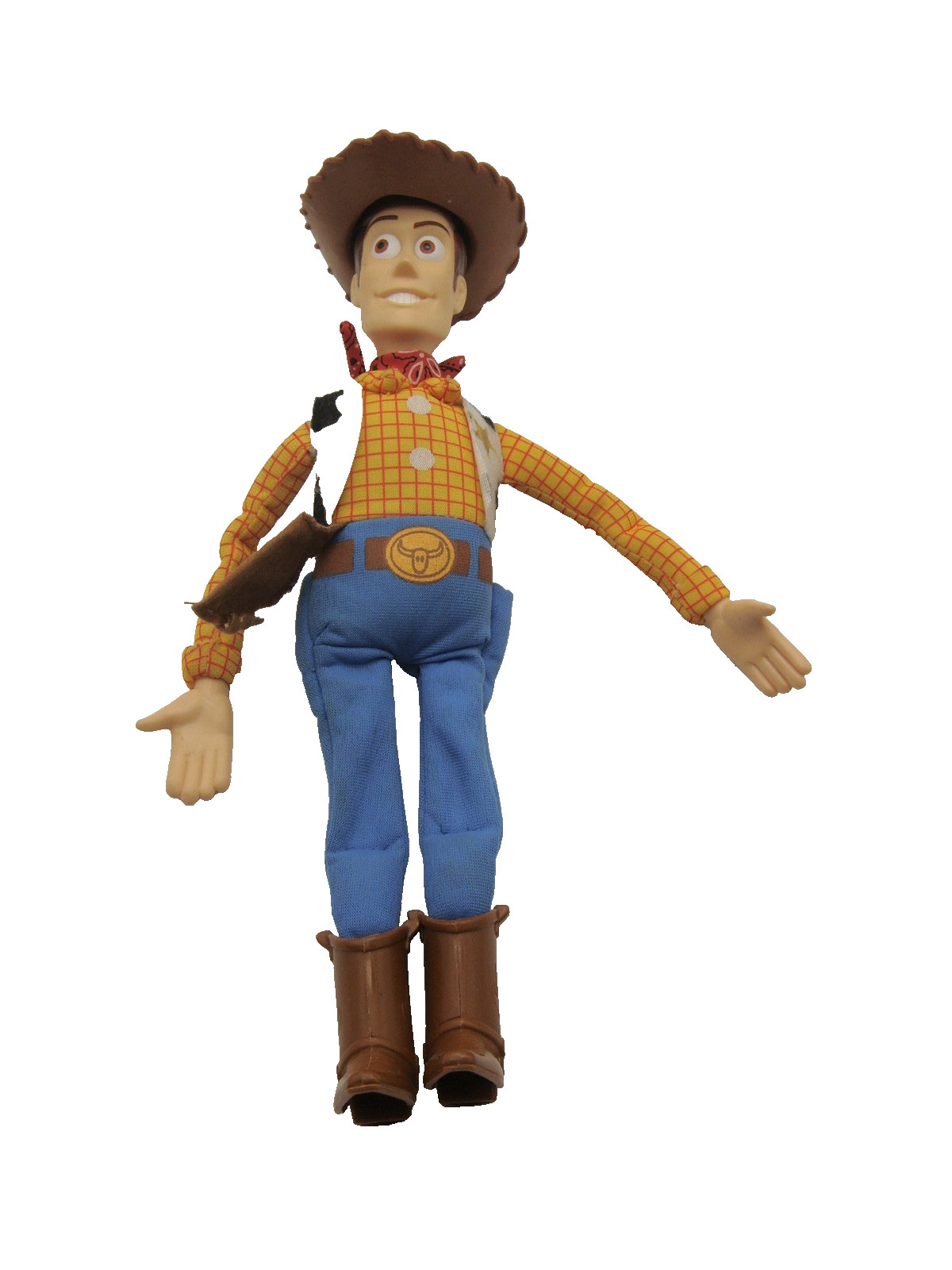 1995 Burger King Toy Story Woody Puppet Doll 11” Disney Pixar Vintage Figure