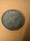 1901 Zs FZ Un Peso  Mexicana Silver Coin — photo 2