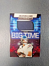 2025-26 Caleb Williams RC Panini Rookies & Stars Big Time Jersey Card #BT-CWS