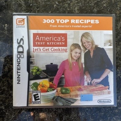 NEW Sealed America's Test Kitchen: Let's Get Cooking for NINTENDO DS #41M 2010
