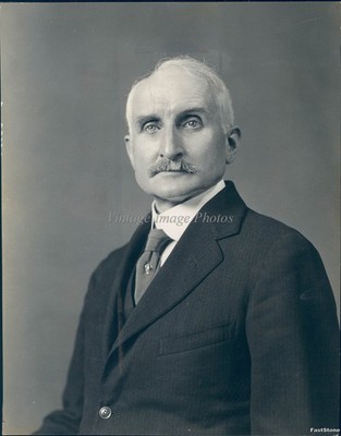 1933 Formal Wear Portrait White Collar Worker Blazer Suit 8X10 Vintage Photo
