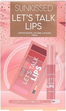 Sunkissed Let's Talk Lips Lip Liner Lip Gloss & Lip Palette Perfect Gift Set