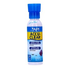 API ACCU-CLEAR 118ml CLEARS CLOUDY WATER TROPICAL FRESHWATER AQUARIUM FISH TANK