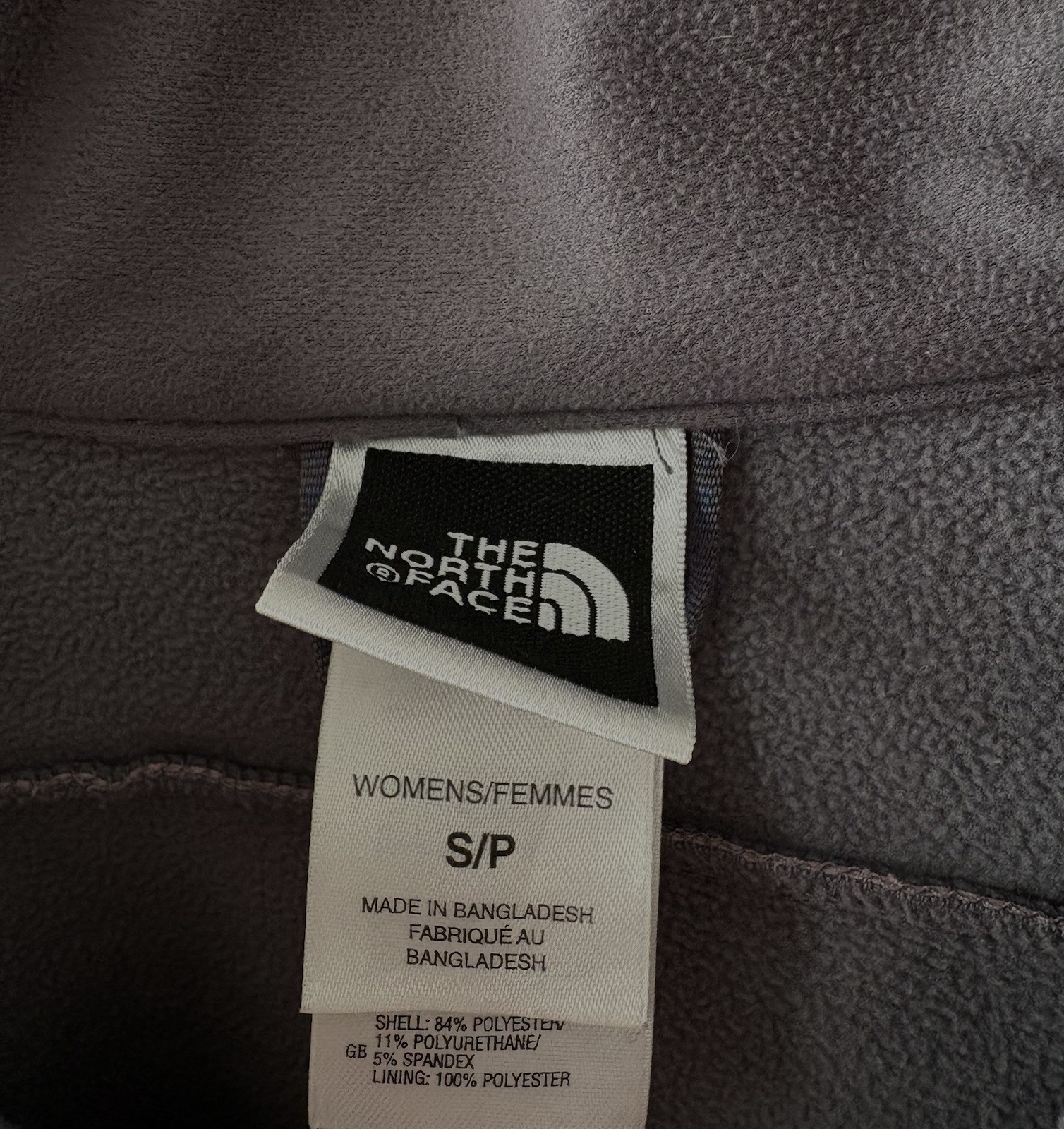 The North Face Apex Women's Pink Gray Softshell Jacket Zipper Collared S/P thumbnail 3