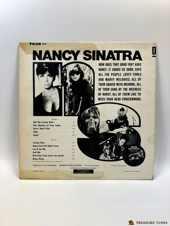 Nancy Sinatra - How Does That Grab You? Vinyl LP [1966] RS 6207 - Image 3 of 4