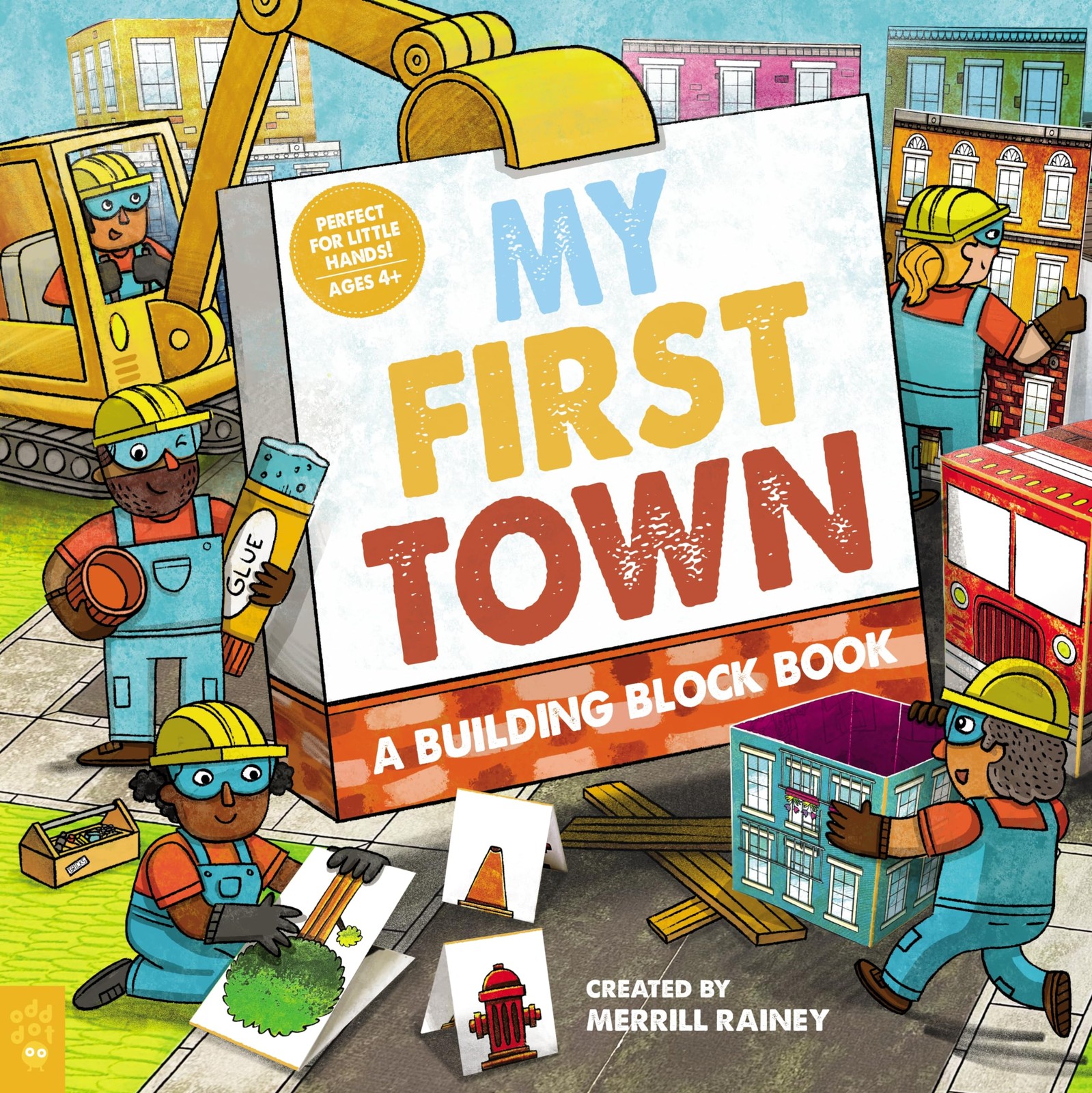 My First Town: A Building Block Book by Merrill Rainey (PB 2025) - Image 3