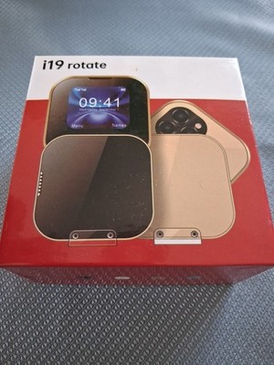 SERVO i19 Rotate Mini Mobile Phone 1.69'' Touch Screen 2 SIM Standby Bluetooth