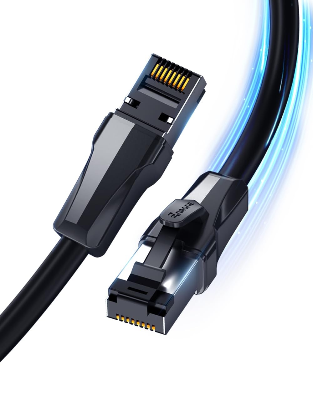 High-Speed Cat8 Ethernet Cable 10FT - 40Gbps 2000MHz Heavy Duty SFTP Shielded