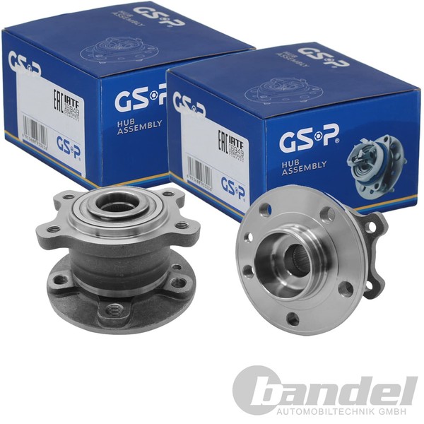 2X GSP RADLAGER-SATZ Hinten Beidseitig Passend FÜR Volvo XC60 Links+Rechts-image