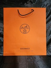 Authentic Hermes Large Shopping Paper Gift ba...