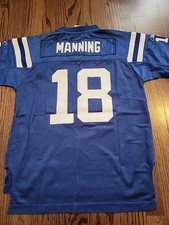 Reebok Peyton Manning Indianapolis Colts Jersey Youth Large 14-16 NFL Football