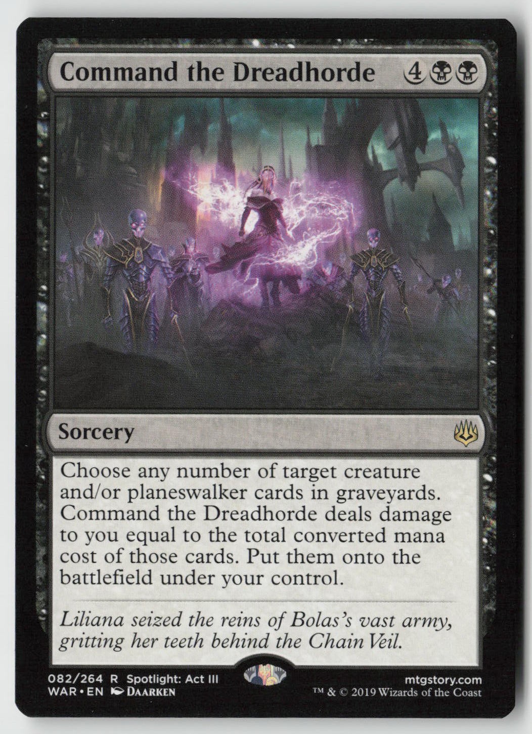 Command the Dreadhorde 82 War of the Spark NM