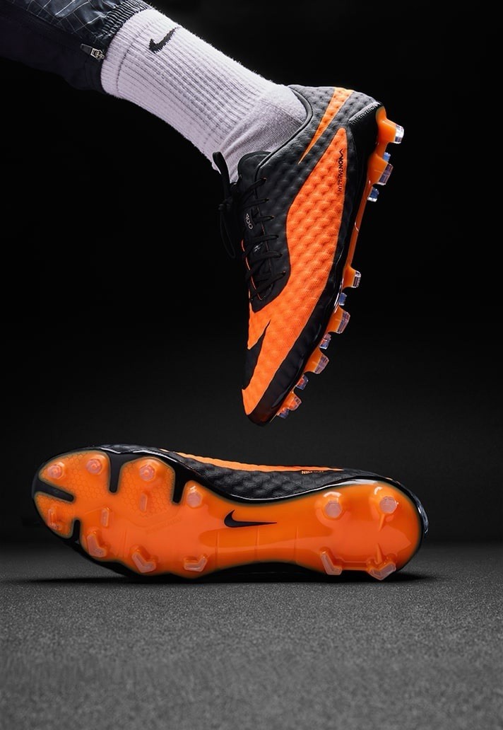 Nike Hypervenom フットサルシューズ 黒/オレンジ　26.5 Nike Hypervenom Phinish ll FG ACC Black Orange 759980-008