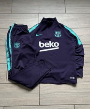 Nike FC Barcelona 2018/19 Training Suit Jacket Pants Socer Medium