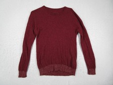 Zadig Voltaire Sweater Womens Medium Red Cici Patch C Lurex Star Cashmere