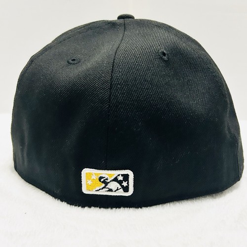 New Era Bristol Booster Team Logo MiLB 59FIFTY Fitted Hat 7 1/8 Black Baseball - Bild 4 von 5