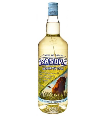 Grasovka Bisongrass Vodka / 38 % Vol. / 1,0 Liter-Flasche