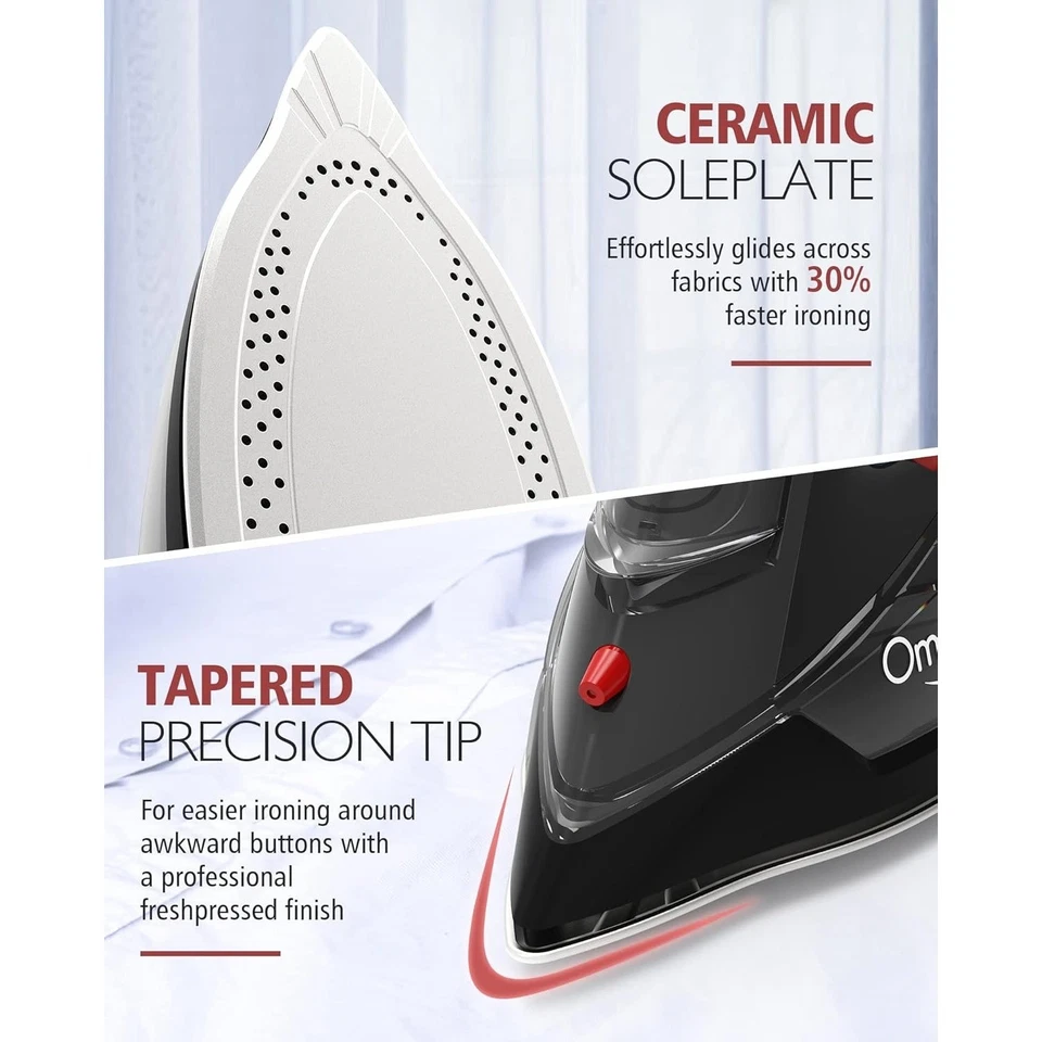 Plancha de Vapor Inalámbrica 1500W con Suela Cerámica y Apagado Automático Foto 4 de 4