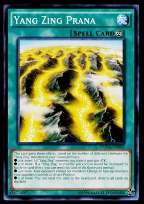 Duelist Alliance #DUEA-EN062 Yang Zing Prana
