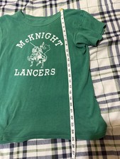 60s vintage t shirt McKnight Lancers Jousting graphic tee true vtg 1960s or 70s