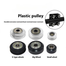 POM Big Small Wheel With Bearing Idler V-Slot Aluminum Profile Perlin Pulley