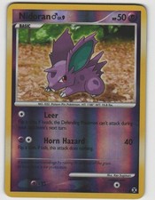 Nidoran M Common Rising Rivals 72/111 Reverse Holo Near Mint Pokemon