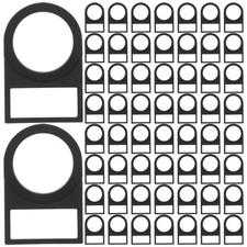 100 Pcs Electrical Logo Accessories Push Button Light Switch Plastic Frame Sign