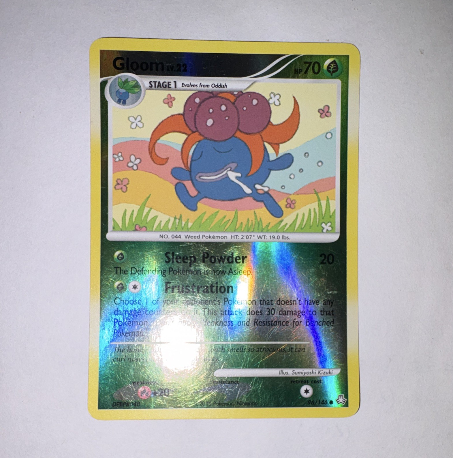 The Pokémon Company Pokémon TCG Gloom Legends Awakened 96/146 Rev Holo C HP70