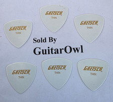 Gretsch Thin Guitar Picks 346 White  6 picks ...