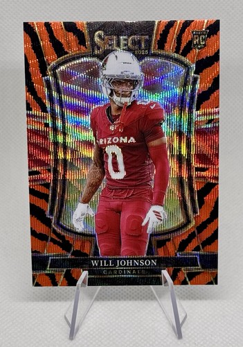 2025 Panini Select - Premier Level Will Johnson Tiger Prizm (RC) SSP Rookie